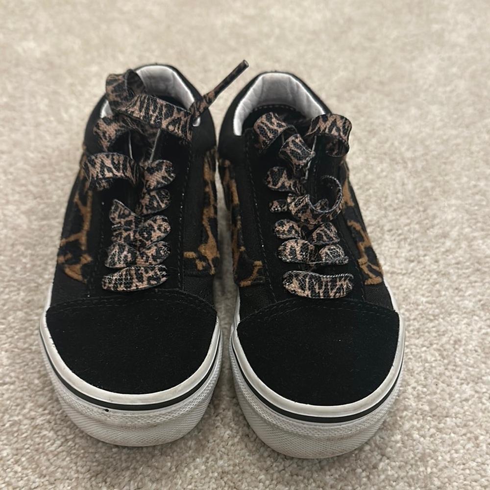Kids Black and Brown Sneakers
